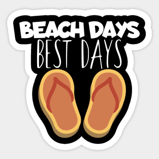Vacaton beach days Sticker